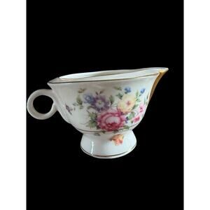 Vintage Theodore Haviland New York “Pasadena” Creamer Pitcher Floral Roses